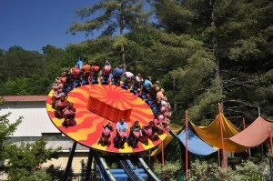 Thrill ride in Pigeon Forge TN at Dollywood