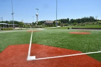 baseball field at Ripken Experience in Pigeon Forge